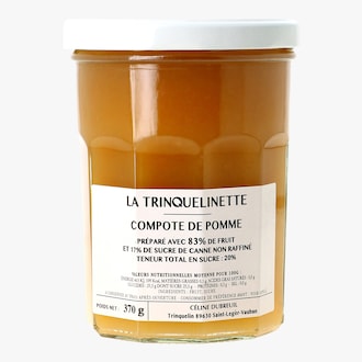 Compote de pomme La Trinquelinette