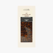 Tablette de chocolat noir aux &eacute;clats de caramel La Grande &Eacute;picerie de Paris