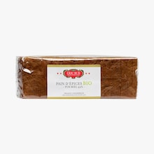 Pain d'épices biologique pur miel 49%, tranché Eric Bur