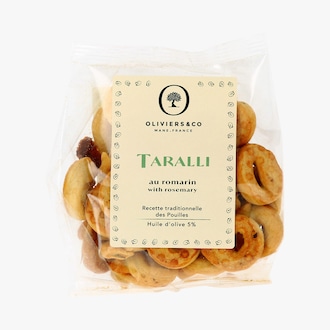 Biscuits sal&eacute;s au romarin Oliviers & Co