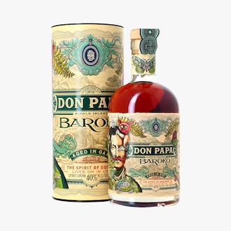 Rhum Don papa, single island Baroko Don Papa