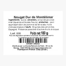 Nougat dur de Montélimar La Grande Épicerie de Paris