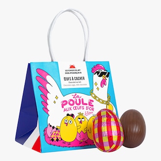 Panier La poule aux &oelig;ufs d&rsquo;or Le Chocolat des Fran&ccedil;ais