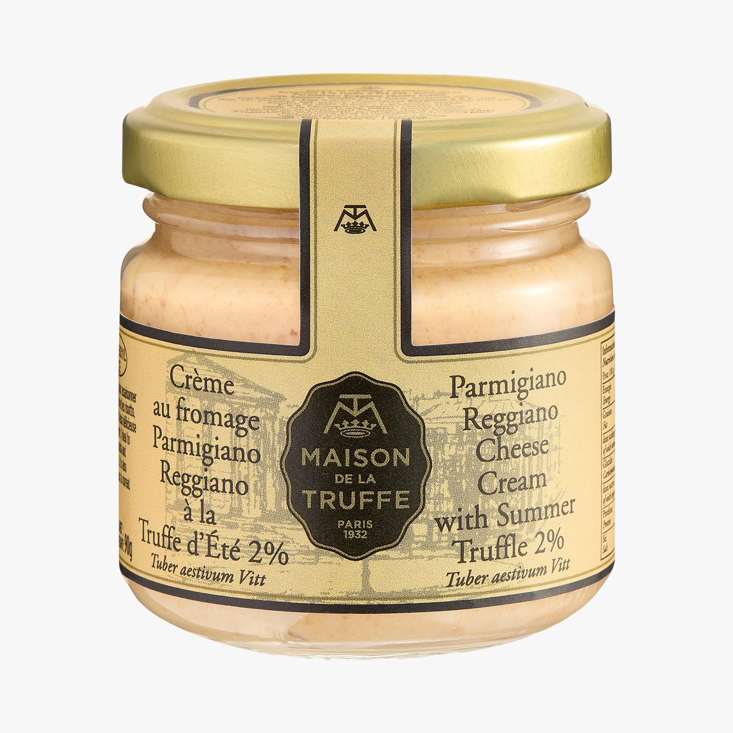 Crème au fromage Parmigiano à la truffe d'été 2% - Galeries Gourmandes