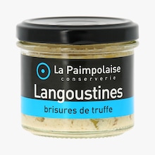 Tartinable &agrave; base de langoustines et brisures de truffe Paimpolaise Conserverie