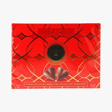 &Eacute;tui 8 c&oelig;urs en chocolat lait gianduja pralin&eacute; Maxim&rsquo;s de Paris