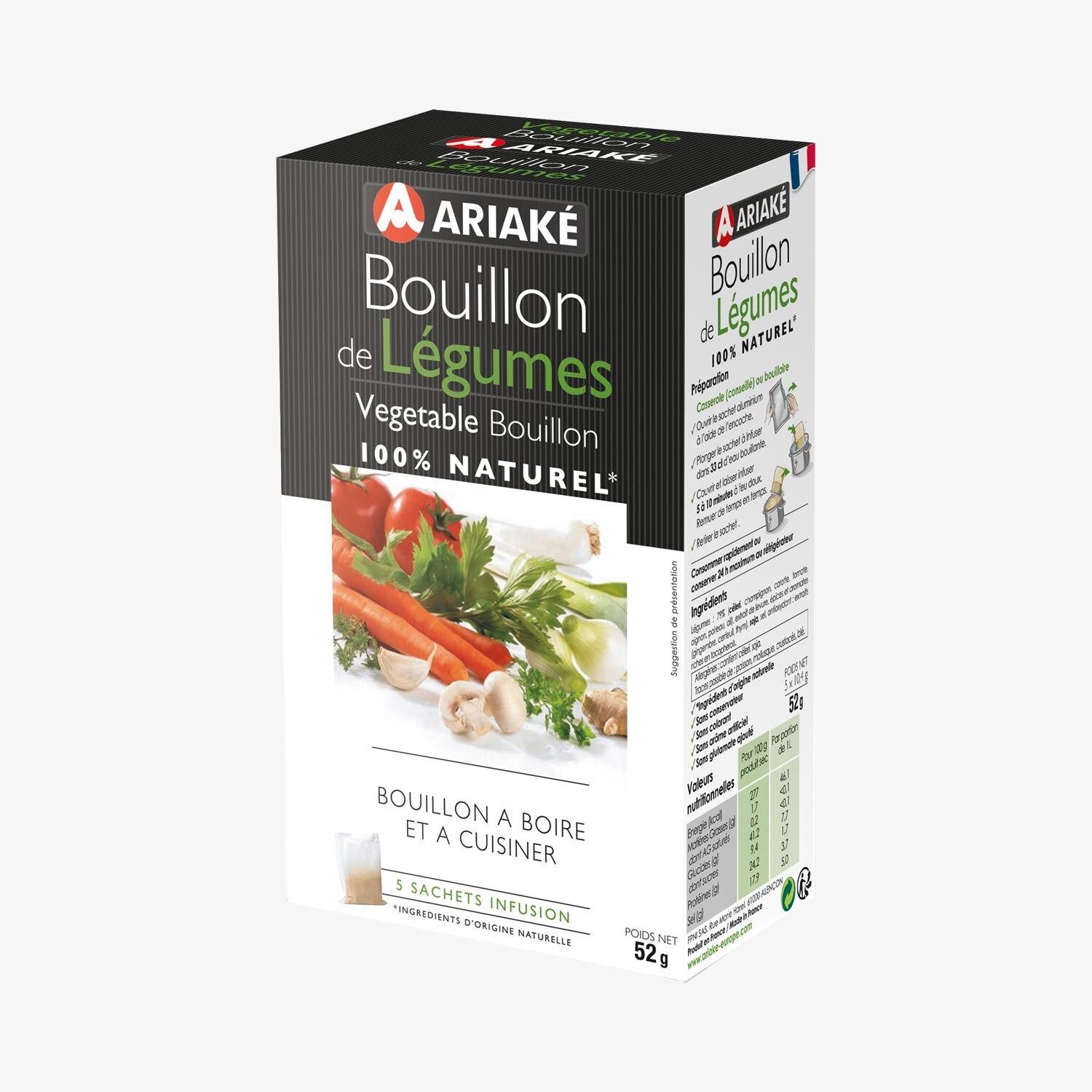 Bouillon de légumes Ariaké
