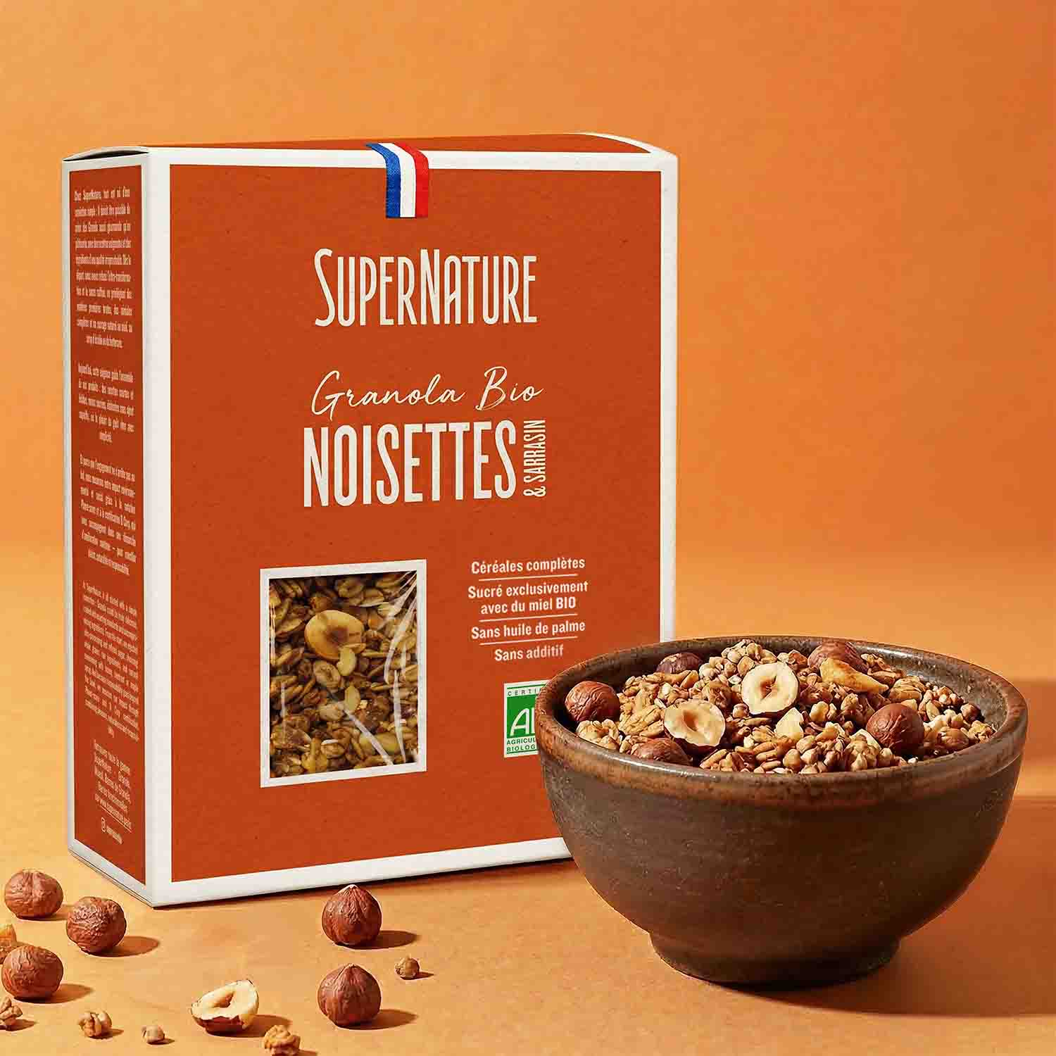 Granola, noisettes & sarrasin SuperNature