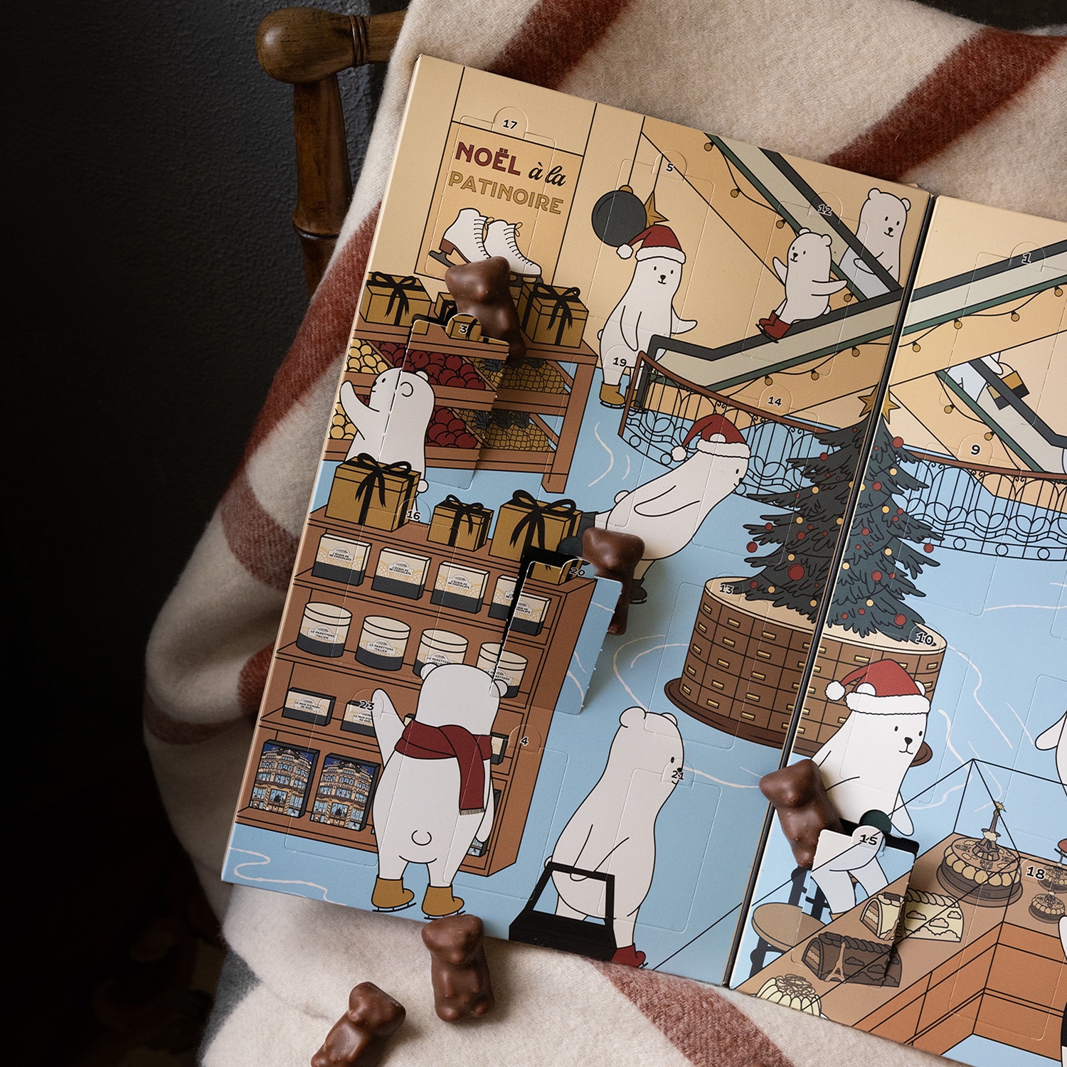 Calendrier de l’avent - Oursons de Noël  La Grande Épicerie de Paris