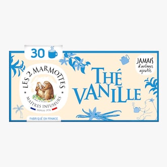 Thé Vanille bio Les 2 Marmottes
