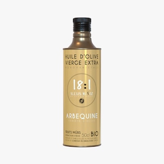 Huile d'olive vierge extra bio, vari&eacute;t&eacute; arbequine, 50cL Alexis Munoz