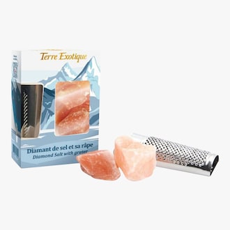 Diamant de sel et sa râpe Terre Exotique