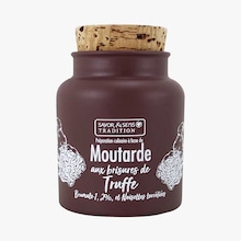 Moutarde aux brisures de truffe, tuber brumale 1,2 % et noisettes torr&eacute;fi&eacute;es Savor & Sens