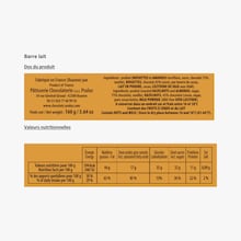 Barre infernale, lait praliné et noisettes François Pralus