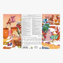 Calendrier de l&rsquo;Avent - Assortiment de saveurs pour boissons chaudes ou fra&icirc;ches, avec ou sans alcool Monin
