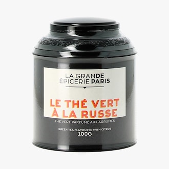 Le thé vert à la Russe, thé vert parfumé aux agrumes La Grande Épicerie de Paris