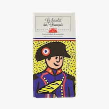 Tablette chocolat lait et éclats de noisettes - Napoléon Le Chocolat des Français