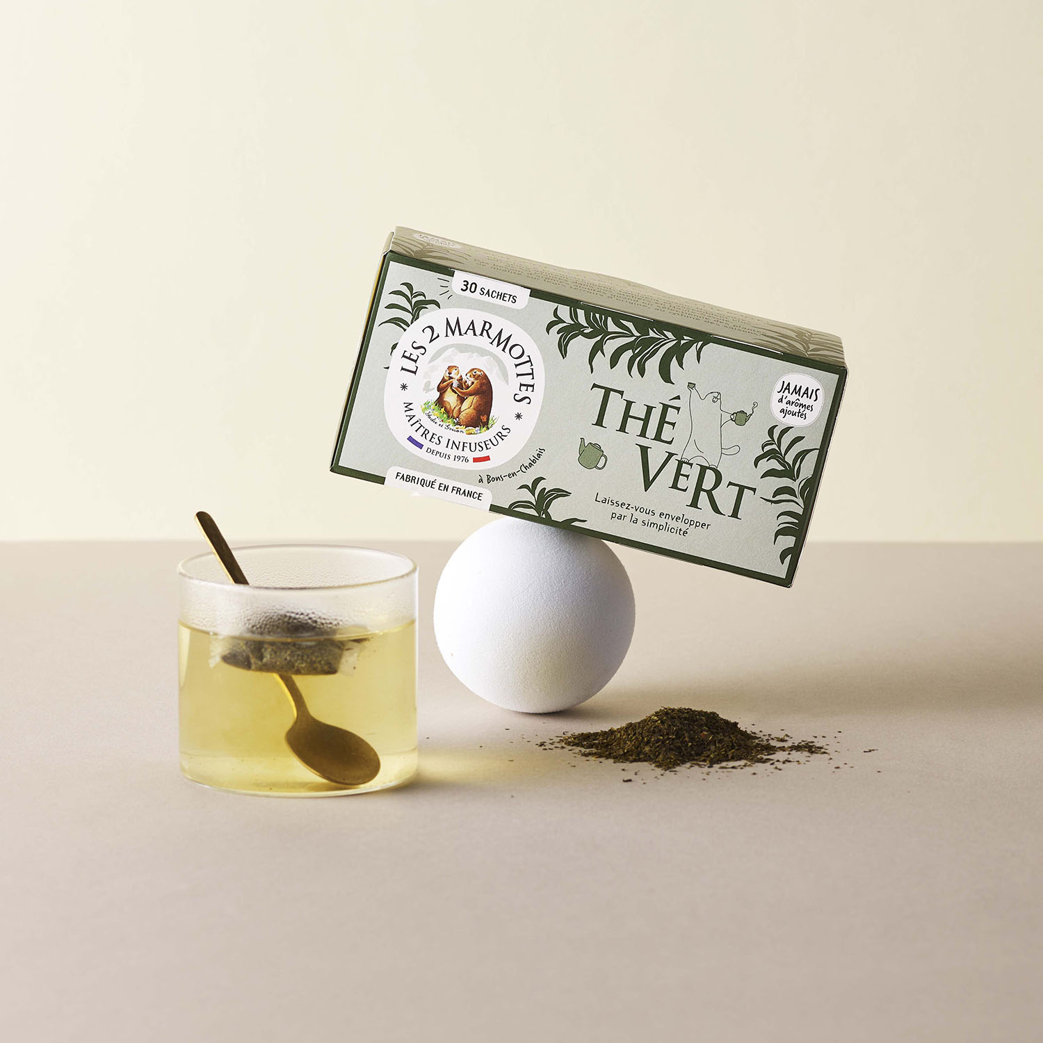 Th&eacute; vert bio Les 2 Marmottes