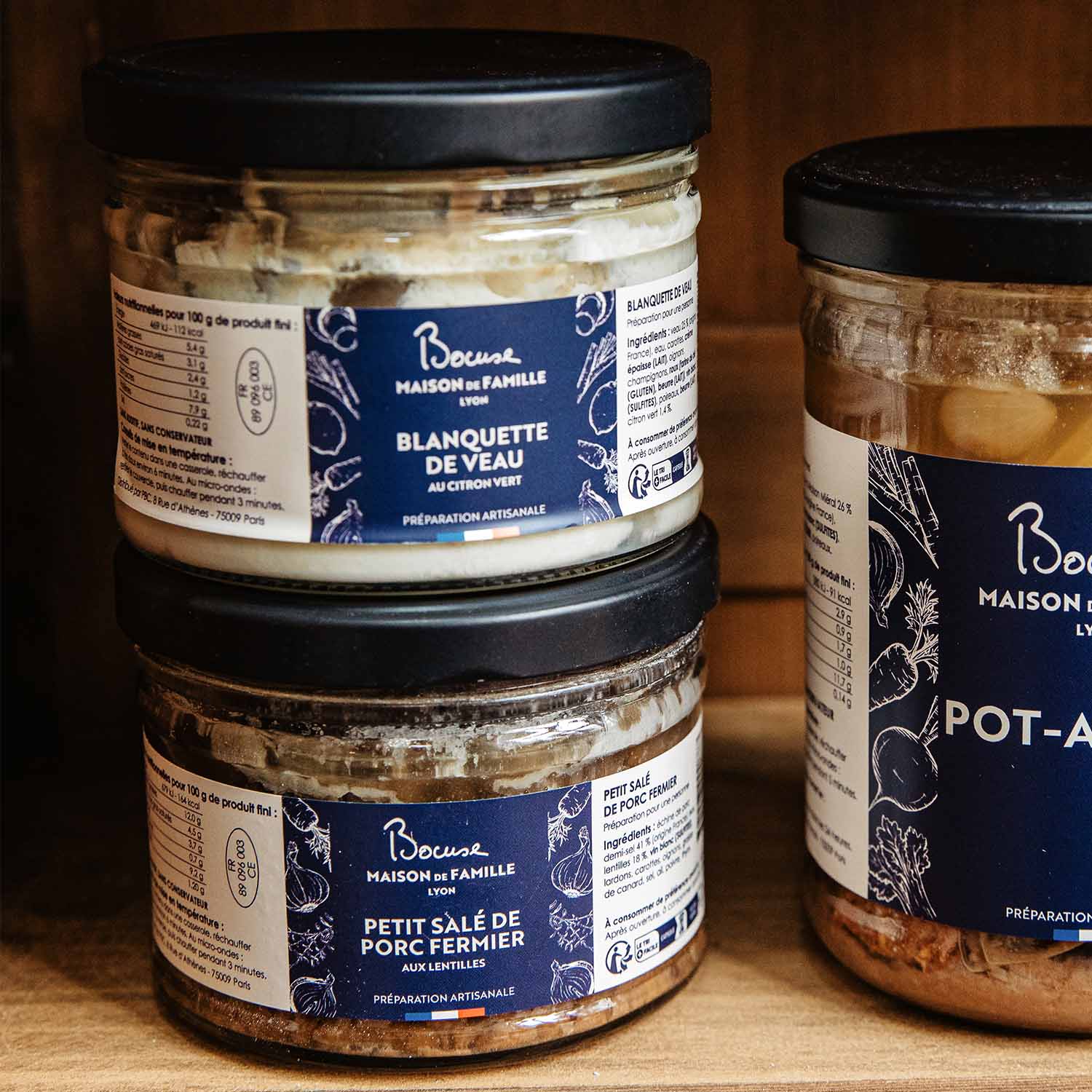 Petit sal&eacute; de porc fermier aux lentilles Maison Bocuse