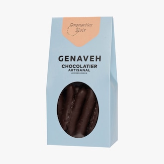 Orangettes au chocolat noir 62 % Genaveh