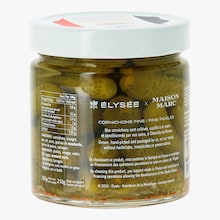 Cornichons fins recette originale x Élysée Maison Marc