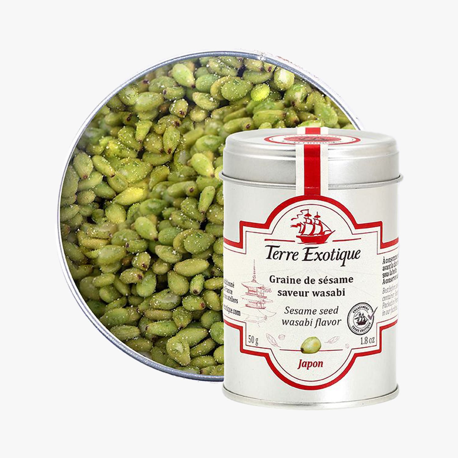 Graine de sésame saveur wasabi Terre Exotique