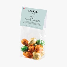 &OElig;ufs de P&acirc;ques pralin&eacute;s et ganaches Cluizel