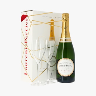 Champagne Laurent-Perrier, La cuv&eacute;e, brut, sous &eacute;tui Laurent-Perrier