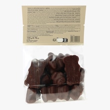 Oursons guimauve à la vanille enrobés de chocolat noir Cluizel