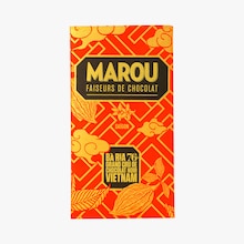 Tablette grand cru de chocolat noir du Vietnam, Ba Ria, 76% de cacao Marou