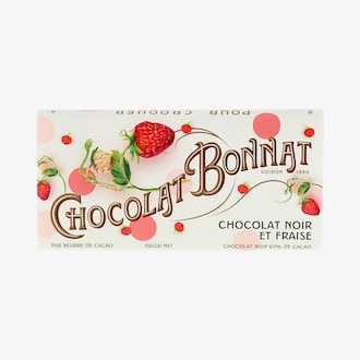 Chocolat noir et fraise Bonnat