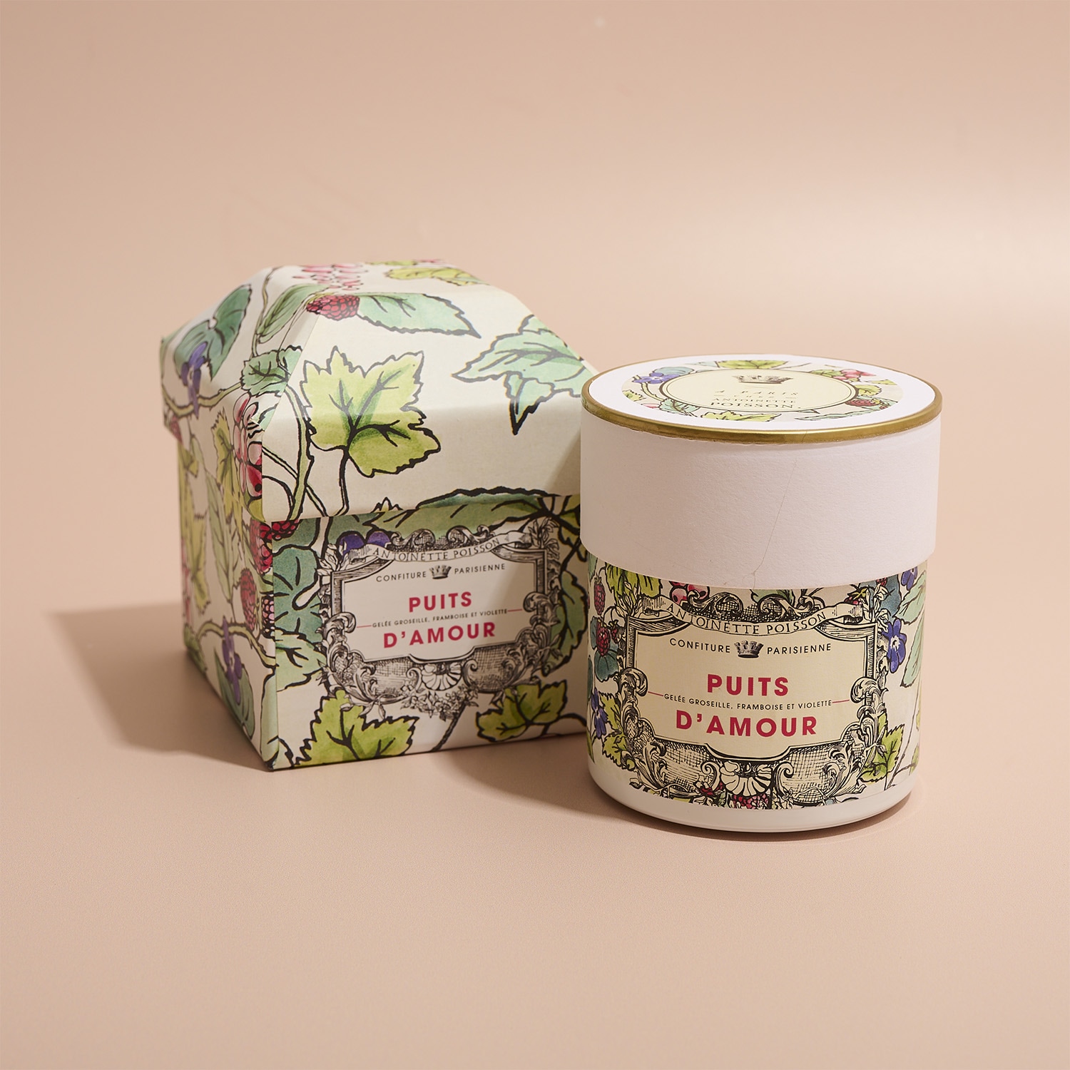 Gelée Puits d'amour - Groseille, framboise, violette Confiture Parisienne