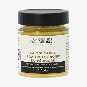 Moutarde &agrave; la truffe noire du P&eacute;rigord, pr&eacute;paration culinaire aromatis&eacute;e La Grande &Eacute;picerie de Paris