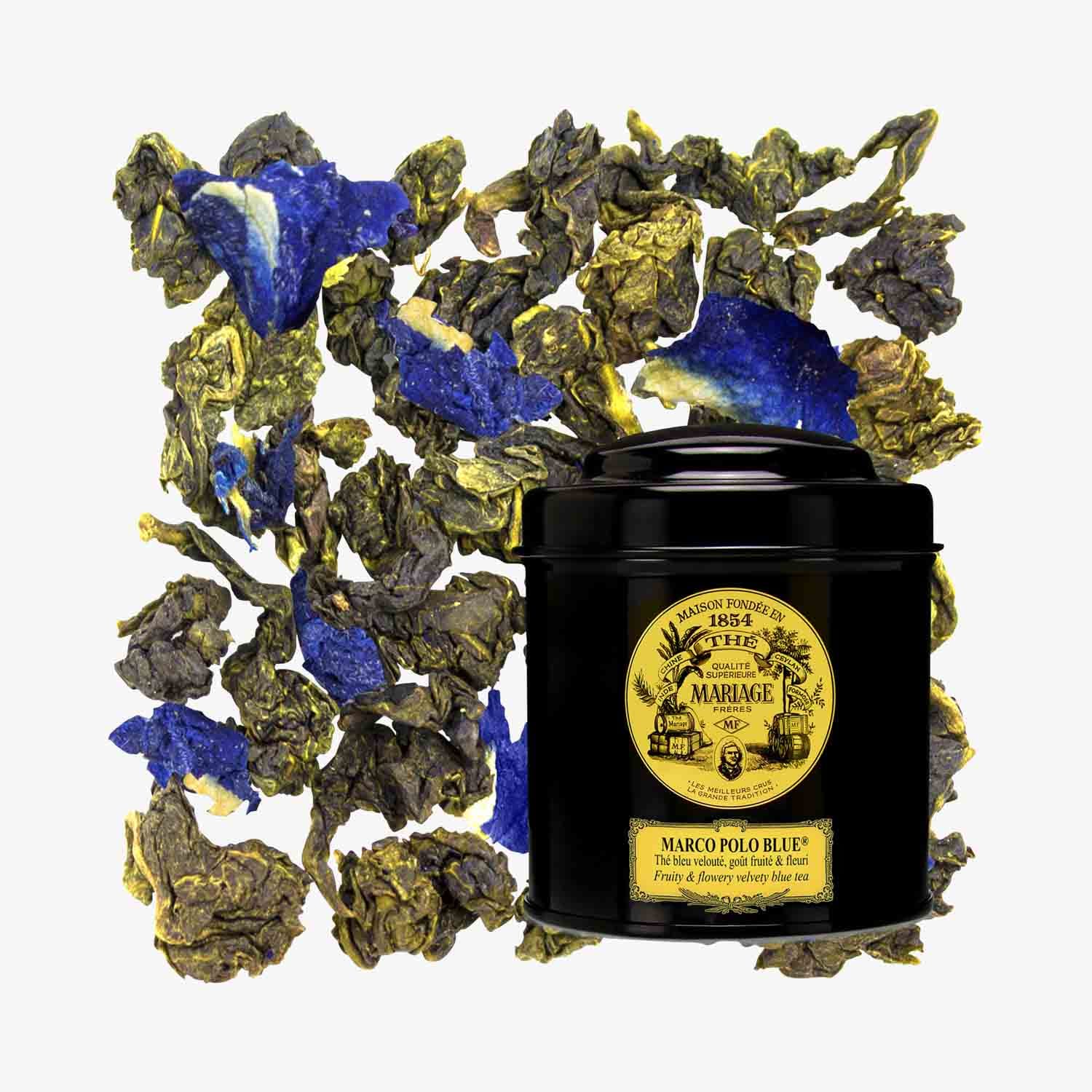 Marco Polo Blue - Velvety blue tea, fruity and floral notes