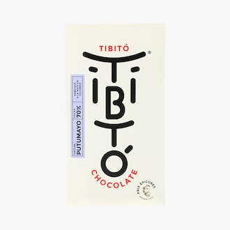 Tablette de chocolat noir 70 % origine Putumayo Tibitó
