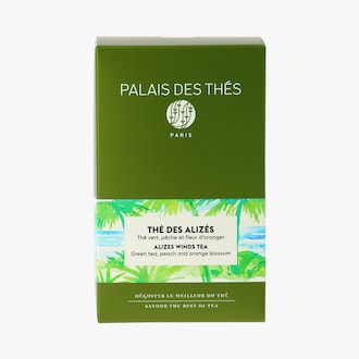 Th&eacute; des Aliz&eacute;s, Th&eacute; vert, p&ecirc;che et fleur d'oranger Palais des Th&eacute;s