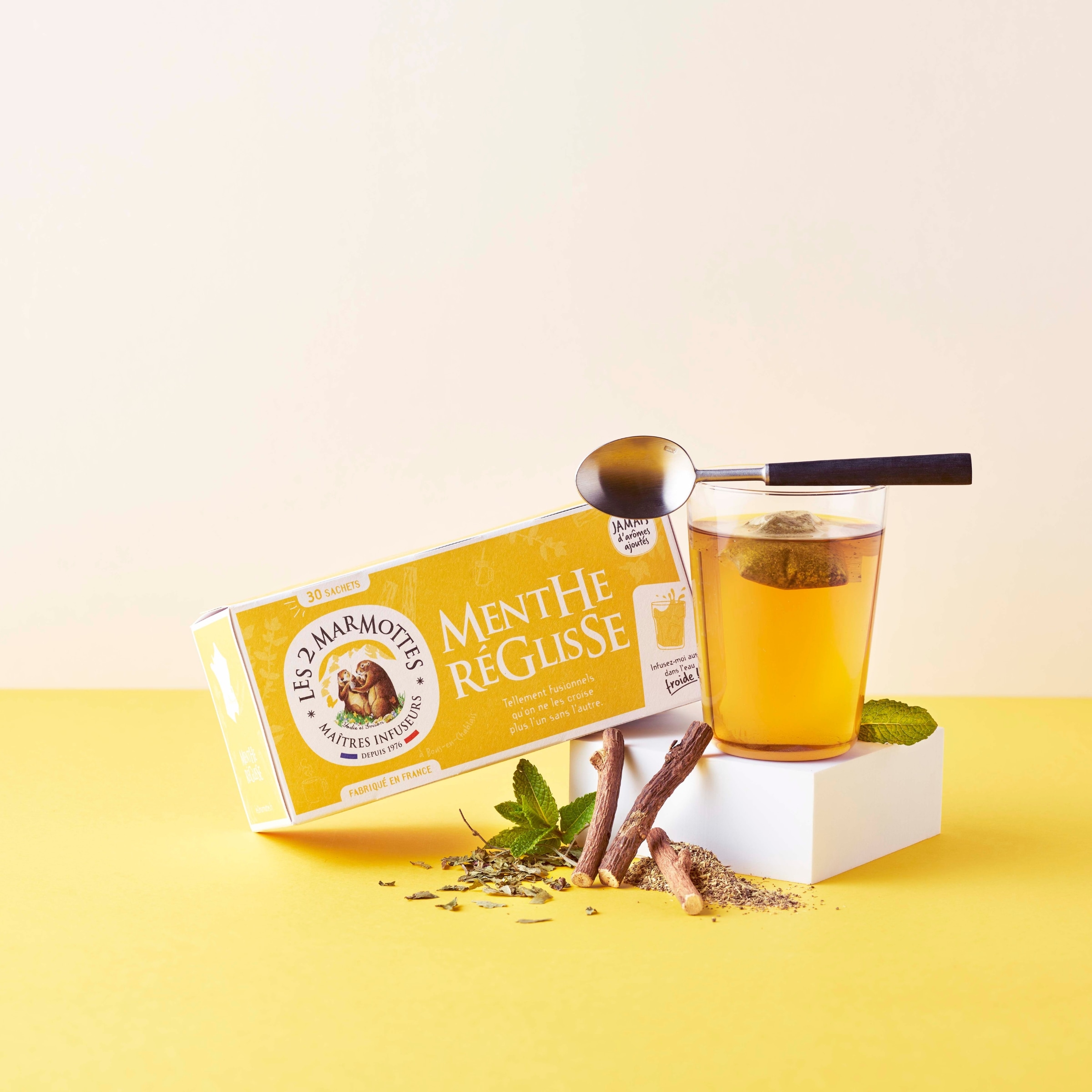 Infusion Menthe réglisse Les 2 Marmottes