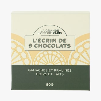 L’écrin de 9 chocolats La Grande Épicerie de Paris