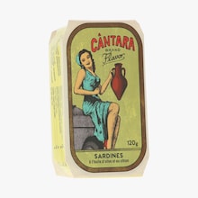 Sardines &agrave; l&rsquo;huile d&rsquo;olive et au citron Cantara