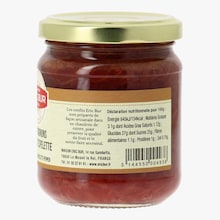 Confit d'oignons au piment d'Espelette Eric Bur