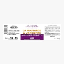 La moutarde à l'ancienne au piment d'Espelette La Grande Épicerie de Paris