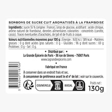 Bonbons framboises La Grande Épicerie de Paris