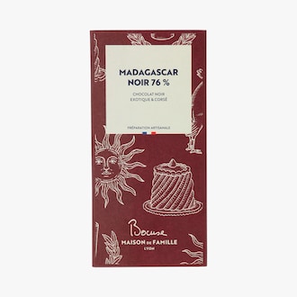 Tablette de chocolat noir madagascar 76 % Maison Bocuse