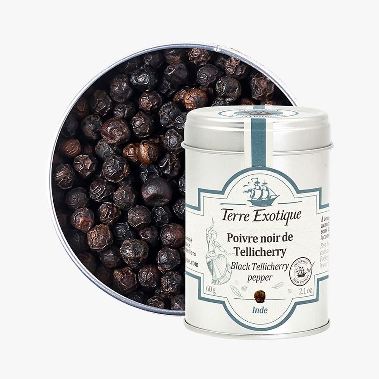 Poivre noir de Tellicherry - Inde Terre Exotique