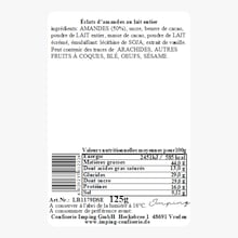 Éclats d’amande au lait entier Confiserie Imping