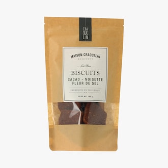 Biscuits cacao noisette fleur de sel Maison Craquelin