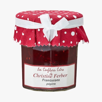 Confiture extra de framboises pépins Christine Ferber