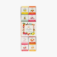 Assortiment de 24 carr&eacute;s chocolats, 12 saveurs Dolfin