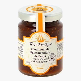 Condiment de figue au poivre de Penja Terre Exotique
