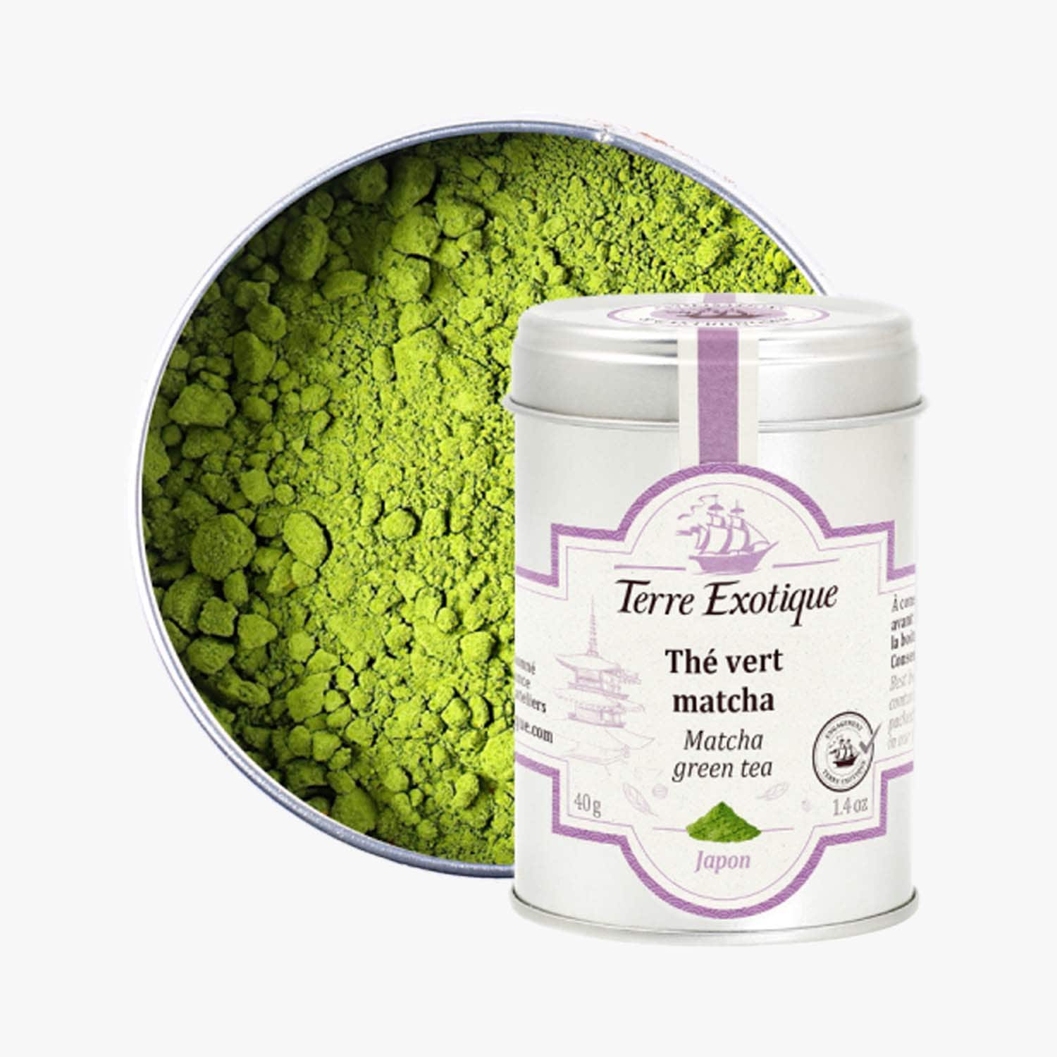 Th&eacute; vert matcha Terre Exotique